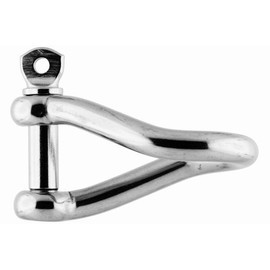 Dutyhook 12X97 Twisted Shackle, Stainless Steel AISI 316