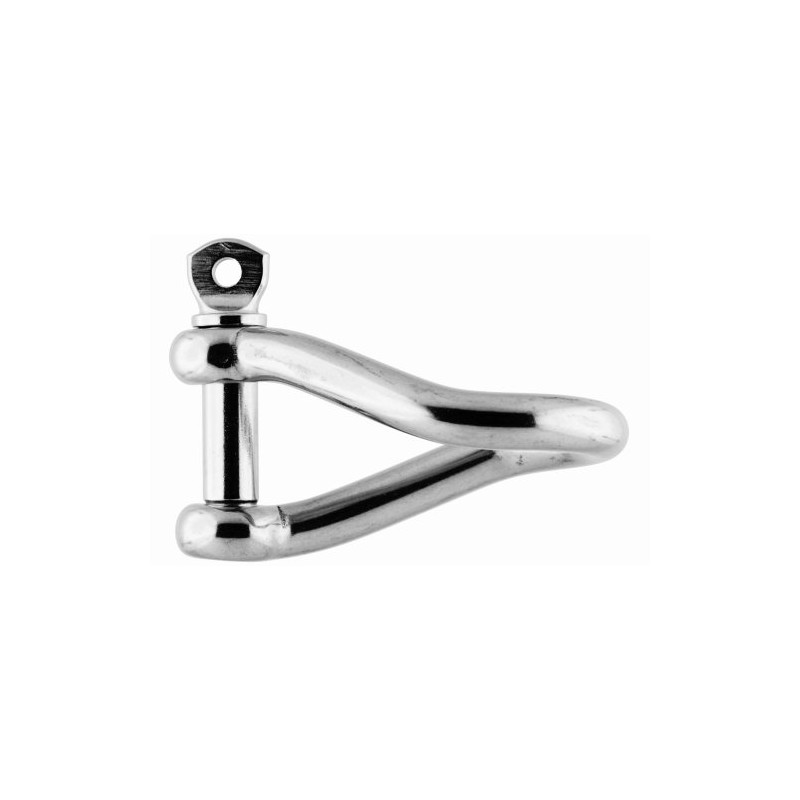 Dutyhook 12X97 Twisted Shackle, Stainless Steel AISI 316