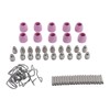 Plasma Cutter Torch Consumables Electrode Nozzle Protection Cups Bracket Rings