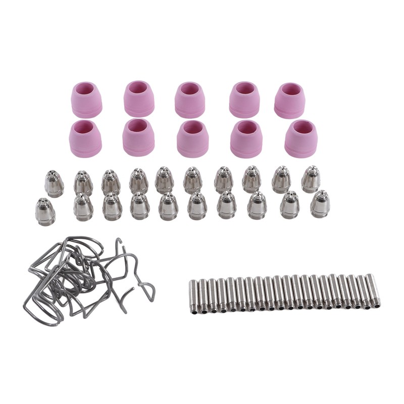 Plasma Cutter Torch Consumables Electrode Nozzle Protection Cups Bracket Rings