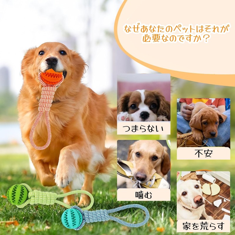 DICOCO 3 Pack Dog Toy, Popular, Chewing, Snack Ball, Dog