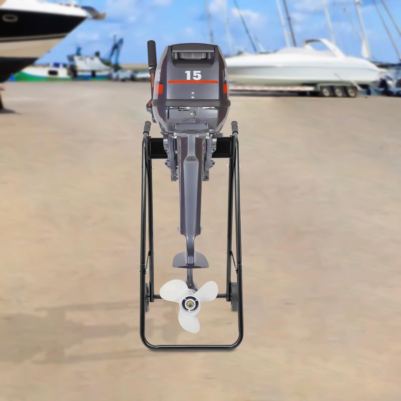 XUANIIIL Outboard Boat Motor Stand, Heavy Duty Outboard Boat Motor