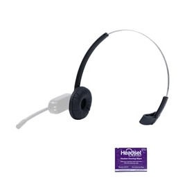 Replacement Headband for Plantronics Headsets CS540/CS540XD, C054/C054A, WH500, W740/W745, Savi 8240/8245 and Savi 8445 with Headset Advisor Sanitizing Wipe