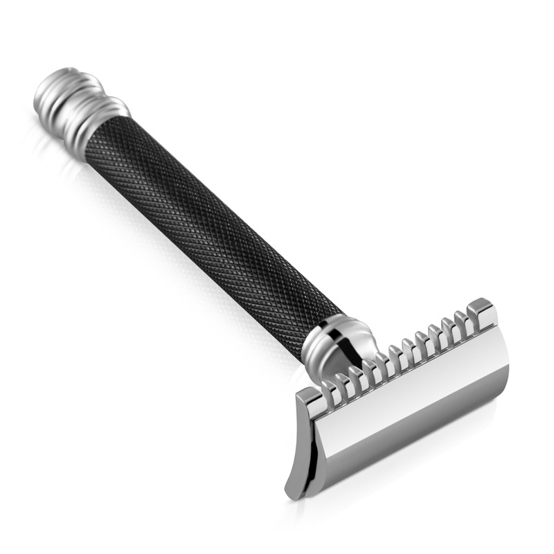 Parker Open Comb Double Edge Safety Razor – Heavyweight Chrome