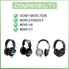 hopopower Replacement Ear Pads for Sony MDR-7506 MDR-V6 MDR-V7 MDR-CD900ST