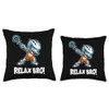 Relax Bro Dabbing Lacrosse Player Funny Lax Graphic Boys Men