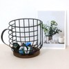 Futihana Coffee Filter Holder with Lid, Coffee Filters Storage, Wooden