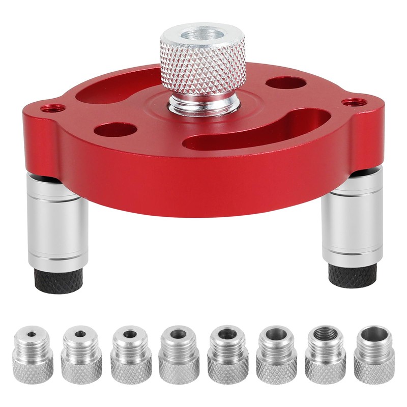Woodworking Center Finder Kit Vertical Self Centering Dowel Jig Kit