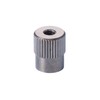 RX Nut Knurled Black 1 piece) Height 0.5 inches (12
