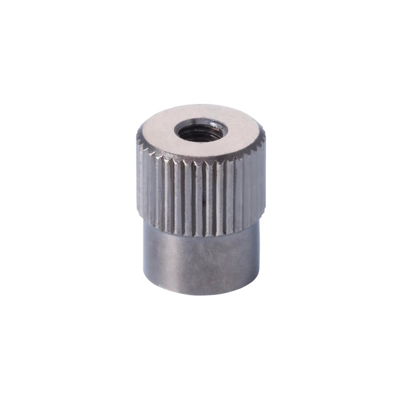 RX Nut Knurled Black 1 piece) Height 0.5 inches (12