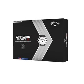Callaway Golf Chrome Soft Golf Balls (Chrome Soft X, White,Standard)
