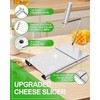 Prokitchen Replaceable Wire Cheese Slicer with Measuring Grids & Board,
