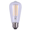 Canarm Clear LED Bulb, B-LST45-6-48, E26 Socket, 8W ST45 Shape,