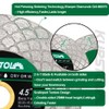KURSTOL Tile Diamond Saw Blade - 115mm/4.5" Diamond Cutting Disc,Angle