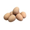 Imitation Chicken Poultry Hen Eggs [3 Pack] - Weighted Rubber