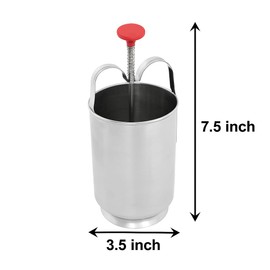 Stainless steel Medu Vada Donut Maker Dispenser Perfectly Shaped & Crispy Medu Vada, Hygienic Without Any Hassle Kitchen Gadgets Tools South Indian Dishes Utensils
