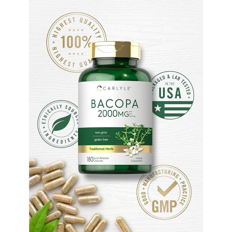 Bacopa Monnieri 2000mg | 180 Capsules