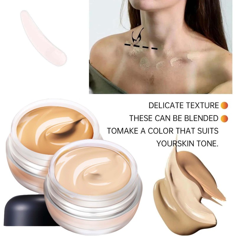 Waterproof Tattoo Cover Up Makeup with Bruises, Full Coverage, and