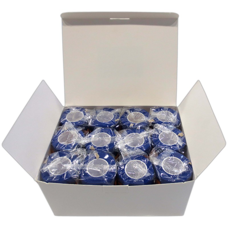Cohesive Bandages Vet Wrap, Blue, 7.5 cm x 4.5 m,
