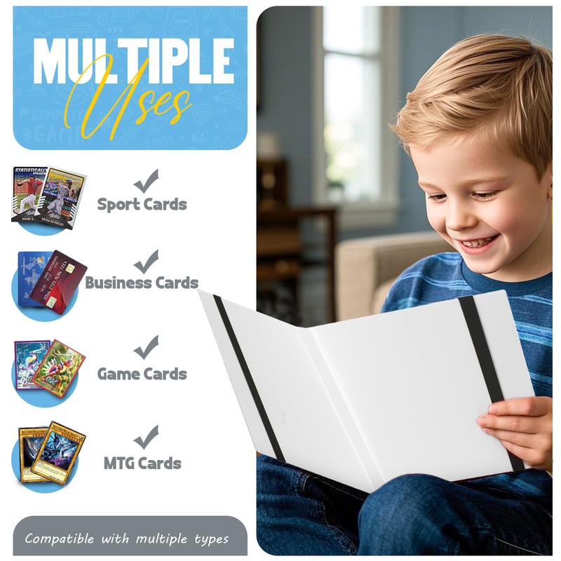 Card Binder 9-Pockets, Trading Card Binder, 20 Pages, 360 Card