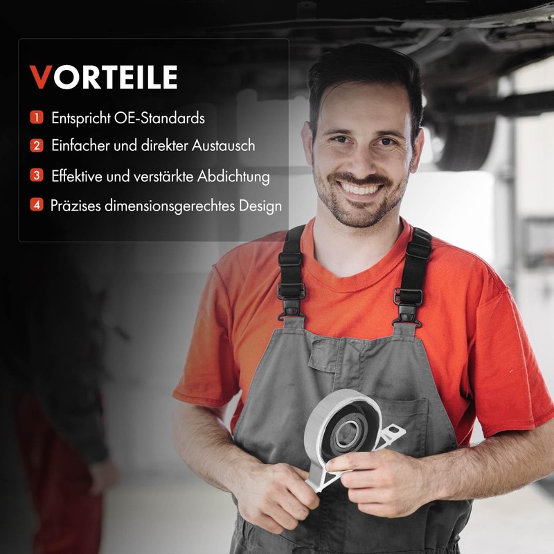 Frankberg Drive Shaft Support Bearing Bottom Compatible with 7 Series