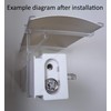 Asia Buy Vertical Blind Clear Valance Clip Bracket (5)