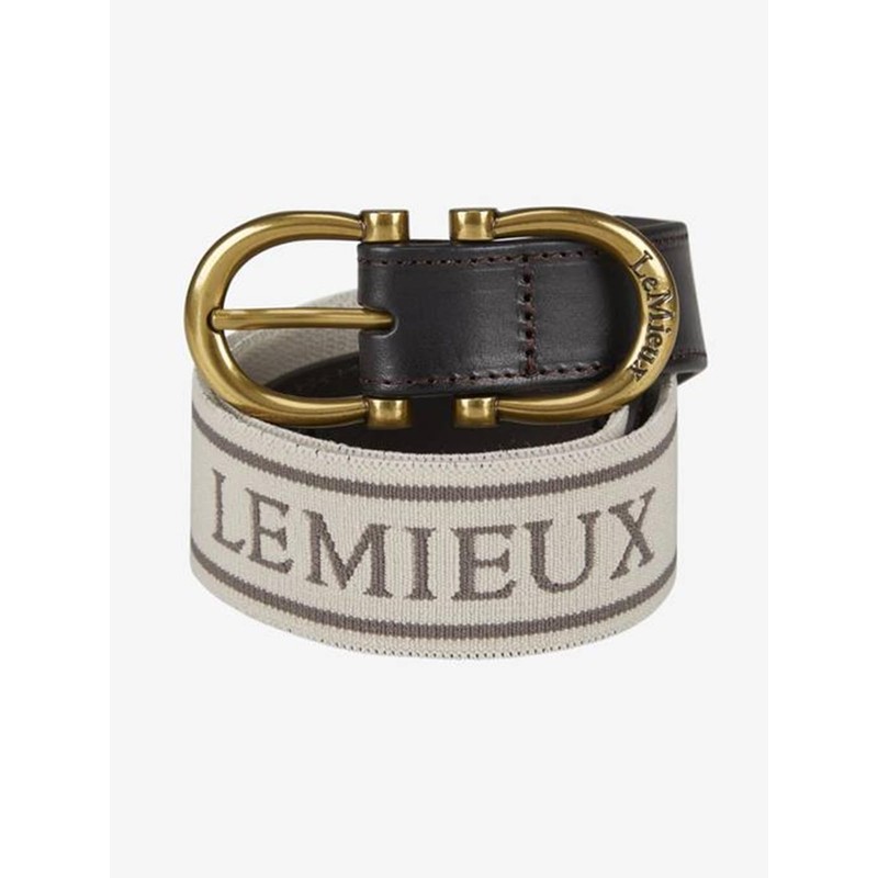 LeMieux Womens Elasticated Belt - Navy Blue Medium