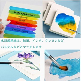 White Paper, Watercolor Paper, 50 Postcards, 50 Postcards, Extra Thick, 300gsm Paper, Thick, Fine Coloring Paper, Sketchbook for Thank You Cards, Invitations, Greeting Cards, Coloring, Thick,