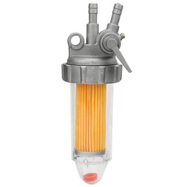 Parluna Fuel Oil Filter, Diesel Fuel Filter, ABS Durable Obstacle for External Substances, 178FA Diesel Generator 186FA 186F, 5KW for Replacing Damaged