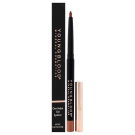 One-Swipe Gel Eyeliner - Bourbon by Youngblood for Women - 0.01 oz Eyeliner