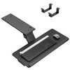 PEGZONE Keyboard Tray Under Desk with Storage Drawer, Height Adjustable