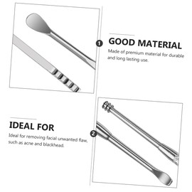 LALAFINA 4sets Ear Wax Remover Kit for Boys and Girls Adults Spoon Set Storage Box Safe Healthy Material Easy to Clean Practical Ages