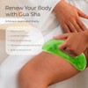 Scienlodic Body Gua Sha Massage Tool with Handle, Larger Guasha