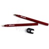Vittoria Fully Removable Aluminium Valve Red 60mm x2 & Spanner