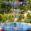 AISITIN 3.5W Solar Fountain Pump Built-in 1800mAh Battery, Solar Bird