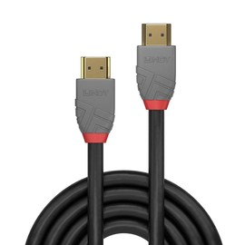 LINDY 36952 1m Ultra High Speed HDMI Cable, Anthracite Line