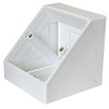 CONEC2, Angled Surface BACKBOX, 1 Gang, Wall Plates and Floor