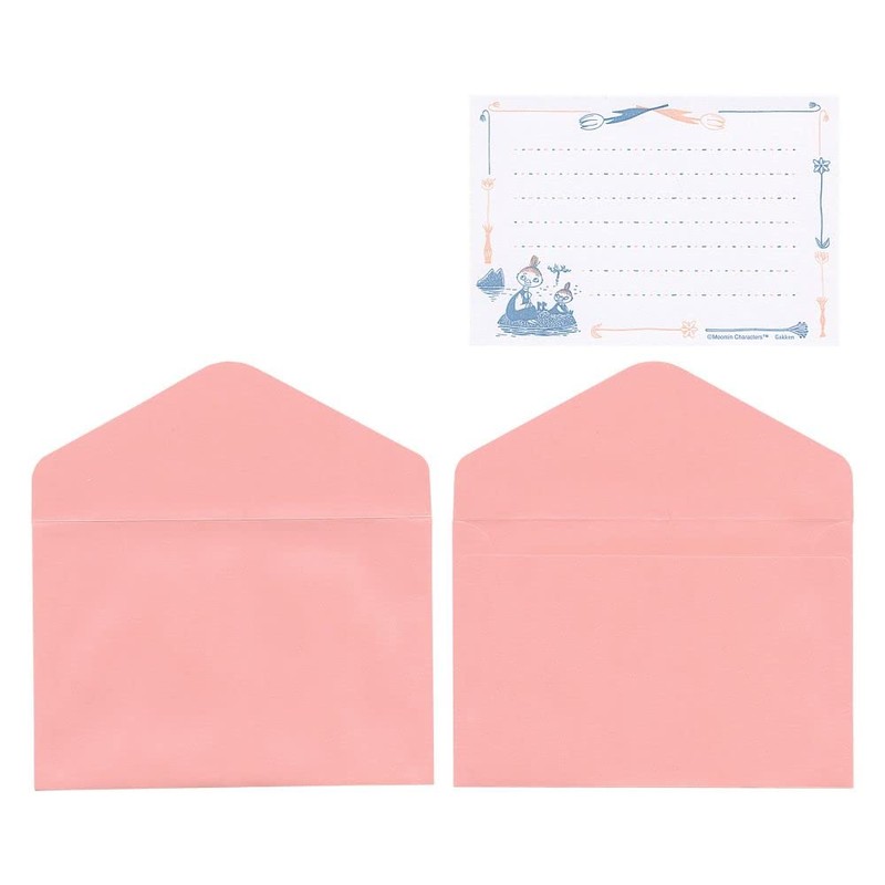 Gakken Staful Moomin Letter Set Letterpress Island D06066