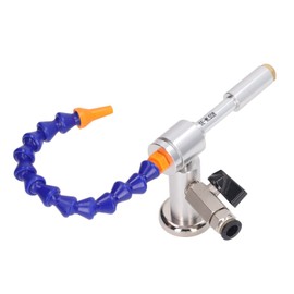 Cold Air Dry Cooling Gun, 6 Pcs Set 7 Bar 520Btu Mini Vortex Tube Cold Air Gun, Aluminum Alloy Flexible High Temperature Cooling Sprayer Machine for CNC Lathe Milling Drill Machine