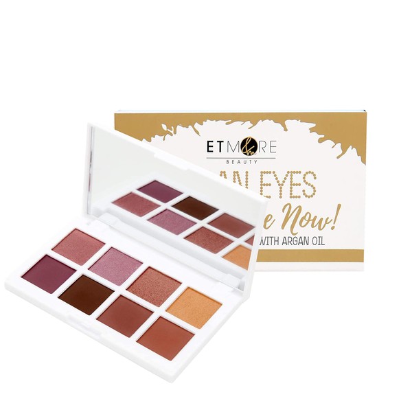 ETMORE Luxury Eyeshadow Palette for Women - Highly Pigmented Shades, Mixable, Durable, Matte and Shimmer, Safe, Hypoallergenic and Portable Design