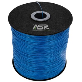 ASR Tactical Kevlar Cord, 200lb Breaking Strength, Survival Utility Rope (Multiple Lengths) (Blue, 50 ft)