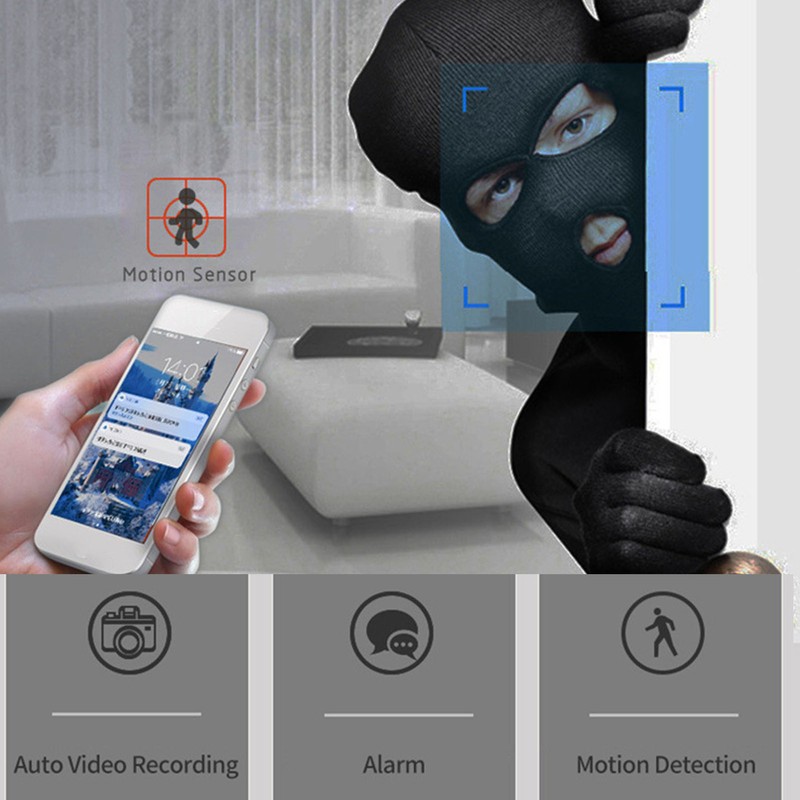 Smart Security Camera 355 Degree Rotation Pan Tilt Wireless Wifi