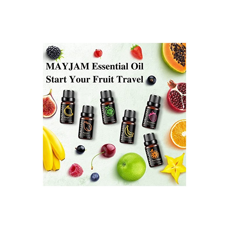 MAYJAM MAYJAM Duft Duft?l Set Fruchtiger 8 x 10ML, Frchte