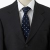 Ozie [nekutai・settepiege] NP – 011 – Navy Solid, Made in