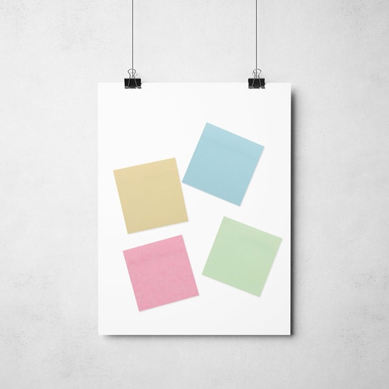 Operitacx 3 Thick Sticky Paper Students Page Markers Tear off