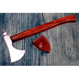 M DAMASCUS Handmade Tactical Axe Hatchet - Hand Forged High Carbon Steel Outdoor 635