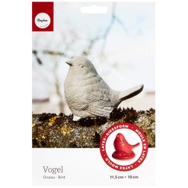 Rayher 34215000 Bird Mould, Latex Rubber Mold for Casting