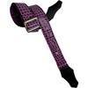 GET'M GET'M Aussie Gator Passion Orchid 2 Inch Guitar Strap