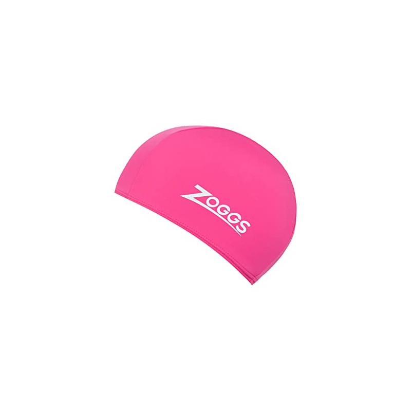 Zoggs Unisex Stretch Swimming Cap, Pink, One Size UK