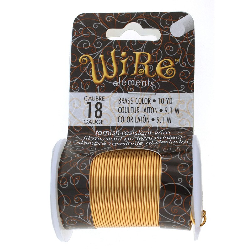 The Beadsmith Wire Elements 18-Gauge Lacquered Tarnish-Resistant Copper Wire for